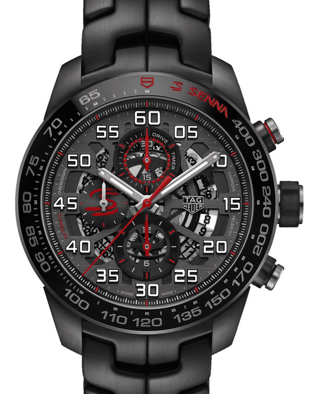 AAA Replica Tag Heuer Carrera Caliber Heuer 01 Skeleton 45mm Mens Watch CAR2A1L.BA0688